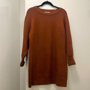 Zara Brown Sweater Dress